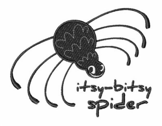 Picture of Itsy Bitsy Spider Machine Embroidery Design