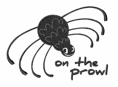 On The Prowl Machine Embroidery Design