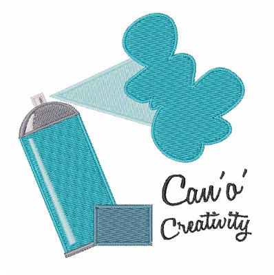 Can O Creativity Machine Embroidery Design