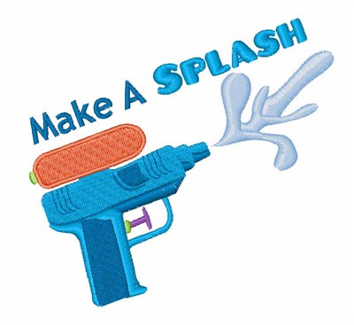 Make A Splash Machine Embroidery Design