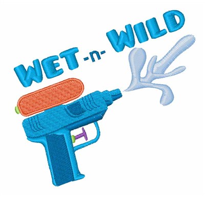 Wet N Wild Machine Embroidery Design
