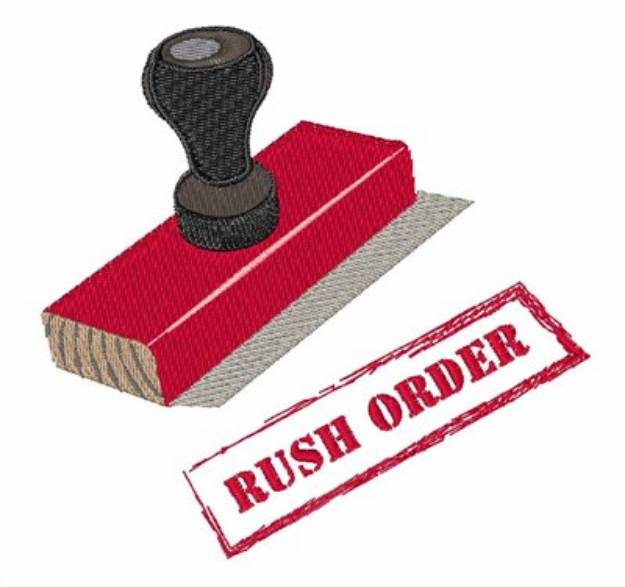 Picture of Rush Order Machine Embroidery Design