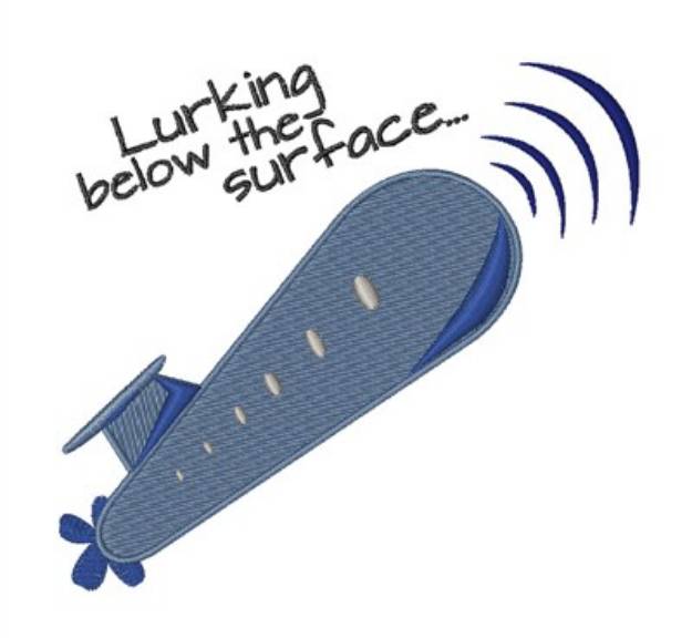 Picture of Below The Surface Machine Embroidery Design