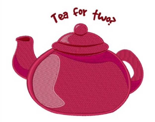 Picture of Tea For Two Machine Embroidery Design