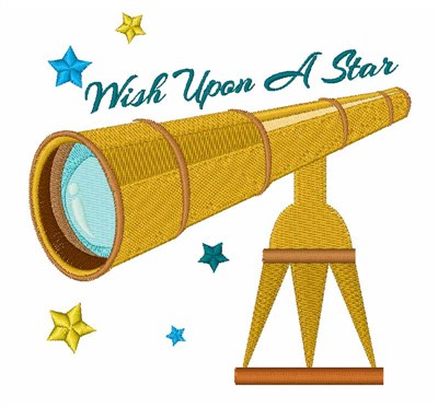 Wish Upon Star Machine Embroidery Design