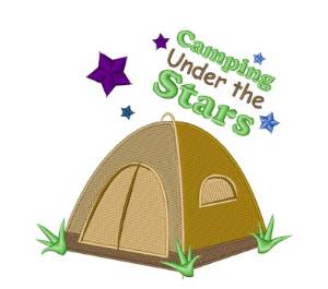 Picture of Camping Under Stars Machine Embroidery Design