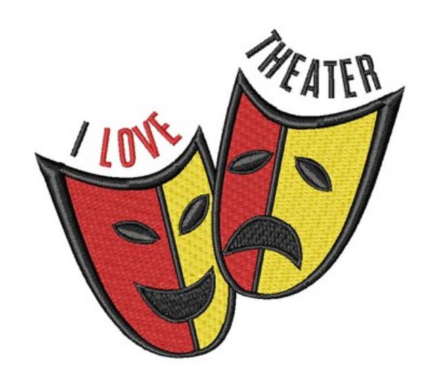 Picture of Love Theater Machine Embroidery Design