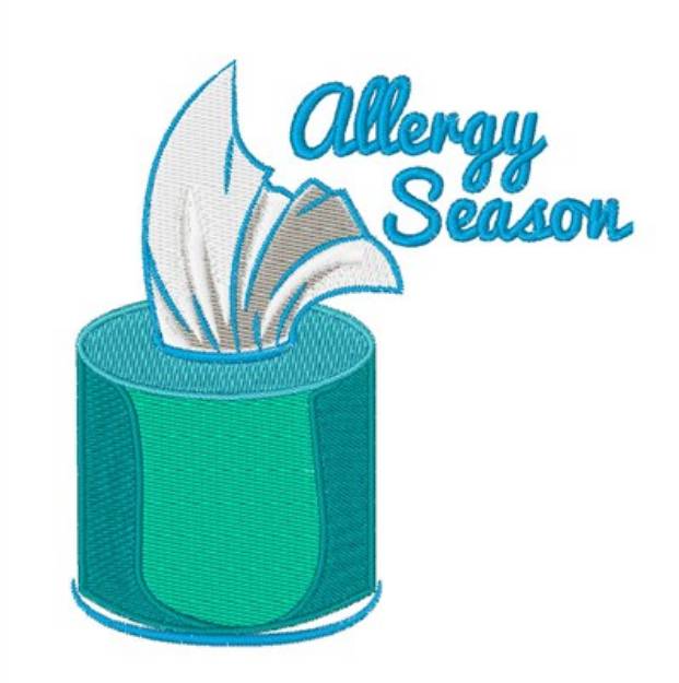 Picture of Allergy Season Machine Embroidery Design