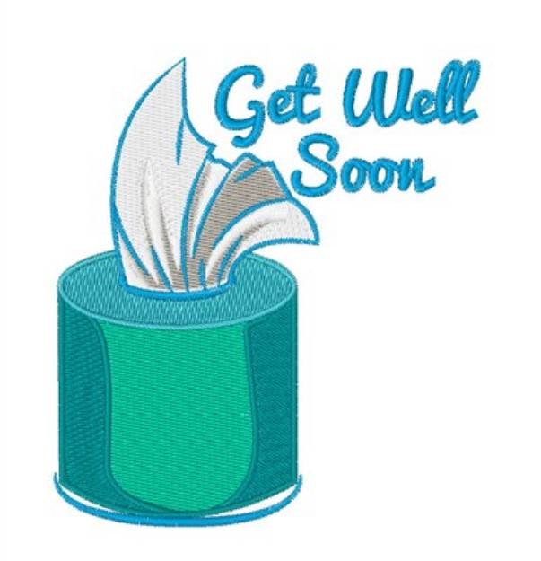 Picture of Get Well Machine Embroidery Design