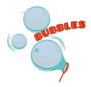 Picture of Bubbles Machine Embroidery Design