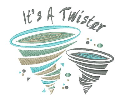 Its A Twister Machine Embroidery Design
