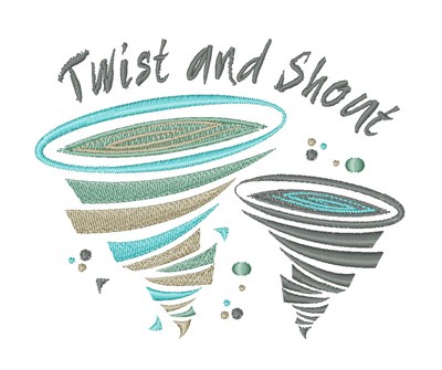 Twist And Shout Machine Embroidery Design