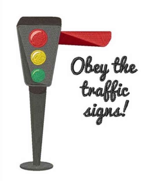 Picture of Traffic Signs Machine Embroidery Design