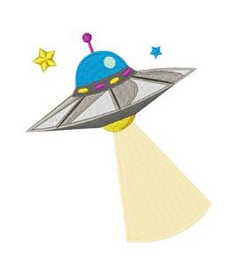 Picture of Space Craft Machine Embroidery Design
