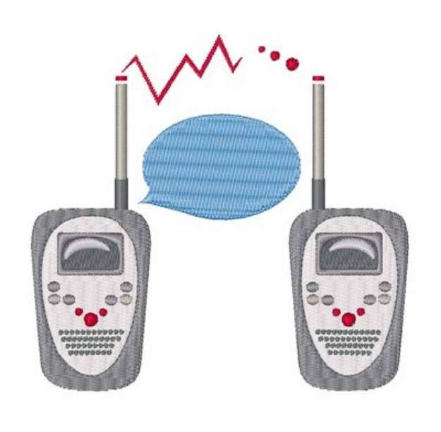 Picture of Walkie Talkie Machine Embroidery Design