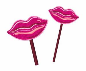 Picture of Womens Lips Machine Embroidery Design