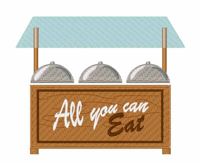 All You Can Eat Machine Embroidery Design