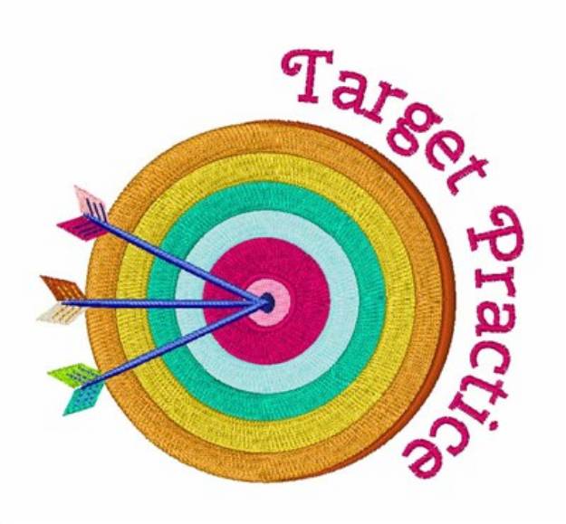 Picture of Target Practice Machine Embroidery Design