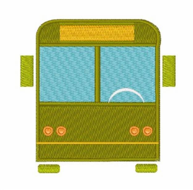 Picture of Bus Front Machine Embroidery Design