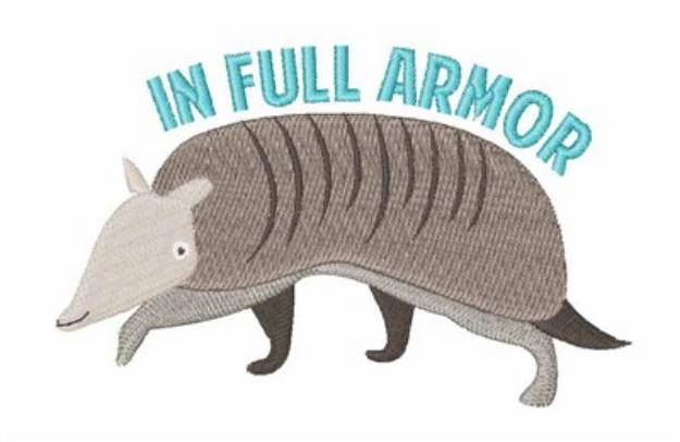 Picture of In Full Armor Machine Embroidery Design