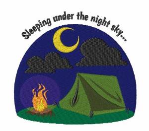 Picture of Night Sky Machine Embroidery Design