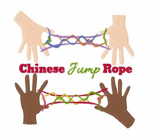 Picture of Chinese Jump Rope Machine Embroidery Design