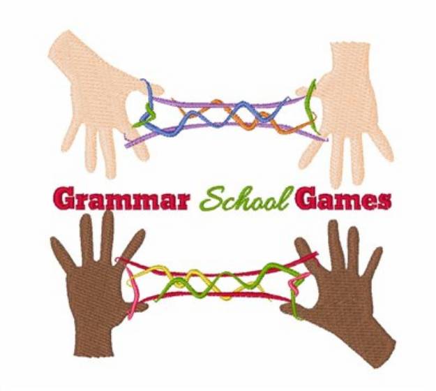 Picture of School Games Machine Embroidery Design
