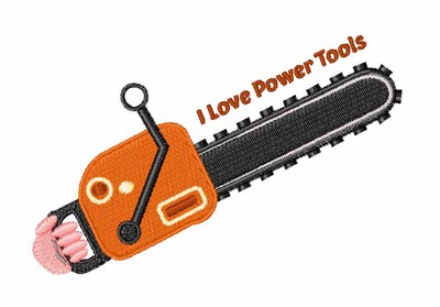 Power Tools Machine Embroidery Design