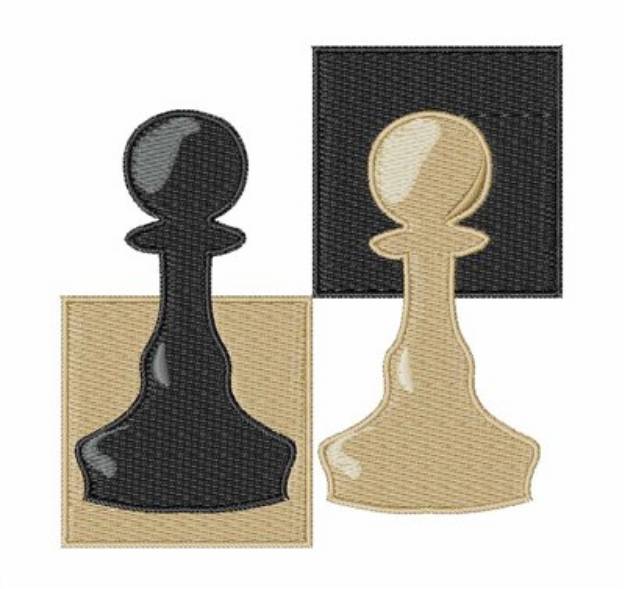 Picture of Chess Pawns Machine Embroidery Design