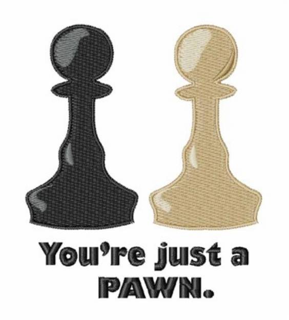 Picture of Just A Pawn Machine Embroidery Design
