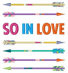 Picture of So In Love Machine Embroidery Design