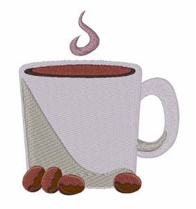 Picture of Coffee Cup Machine Embroidery Design