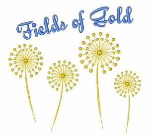 Picture of Fields Of Gold Machine Embroidery Design