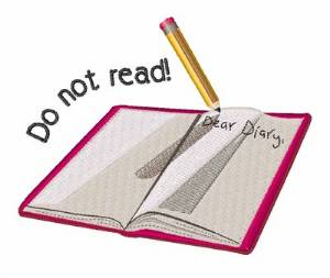 Picture of Do Not Read Machine Embroidery Design