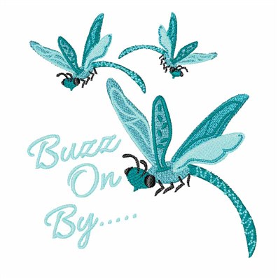 Buzz On Machine Embroidery Design