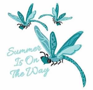 Picture of Summer On Way Machine Embroidery Design