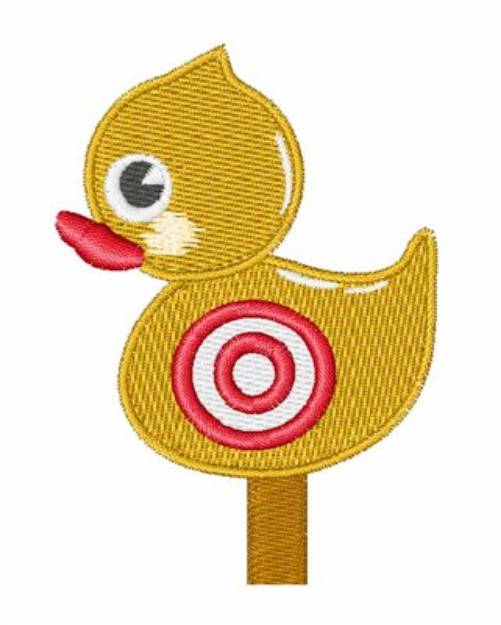 Picture of Duck Target Machine Embroidery Design