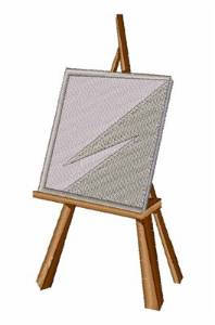 Picture of Artist Easel Machine Embroidery Design