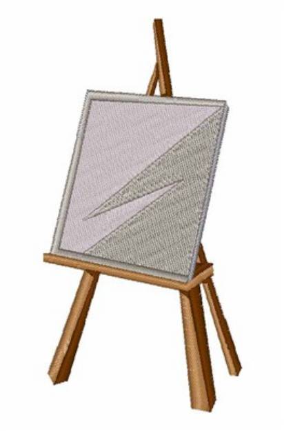 Picture of Artist Easel Machine Embroidery Design