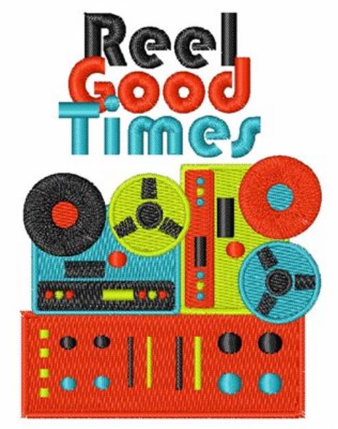 Picture of Reel Good Times Machine Embroidery Design