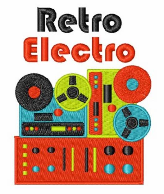 Picture of Retro Electro Machine Embroidery Design