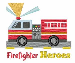 Picture of Firefighter Heroes Machine Embroidery Design