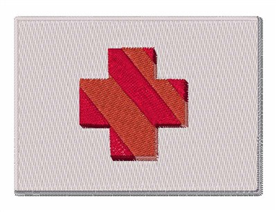 Red Cross Machine Embroidery Design