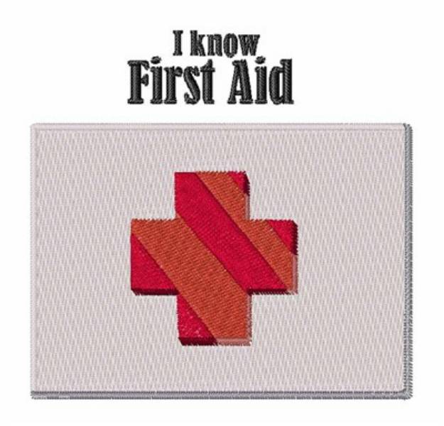 Picture of First Aid Machine Embroidery Design