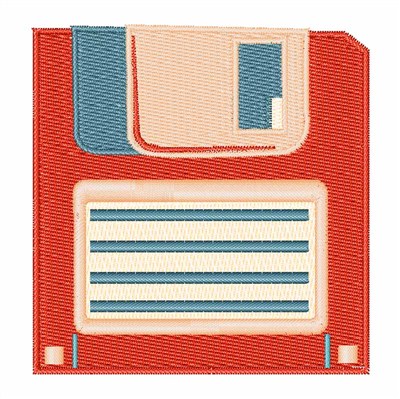 Floppy Disc Machine Embroidery Design