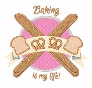 Picture of Baking Is Life Machine Embroidery Design
