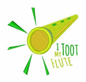 Picture of Toot My Flute Machine Embroidery Design