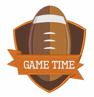 Game Time Machine Embroidery Design