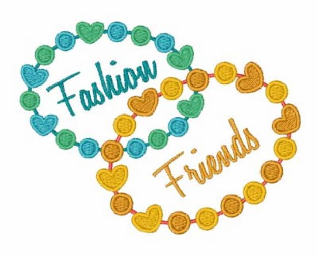Picture of Fashion Friends Machine Embroidery Design