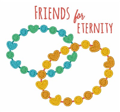 Friends For Eternity Machine Embroidery Design